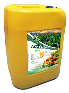 کود کامل NPK (10-5-5) شیمیایی و معدنی اکتیو پلاس فارمونتی 20 لیتری